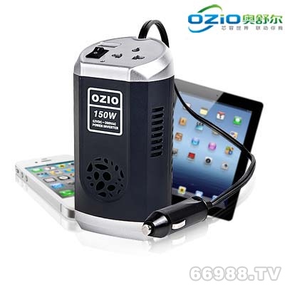 OZiO奧舒爾150W逆變器可樂(lè)罐形高端氧吧車(chē)載逆變器電源/帶USB接口EP15